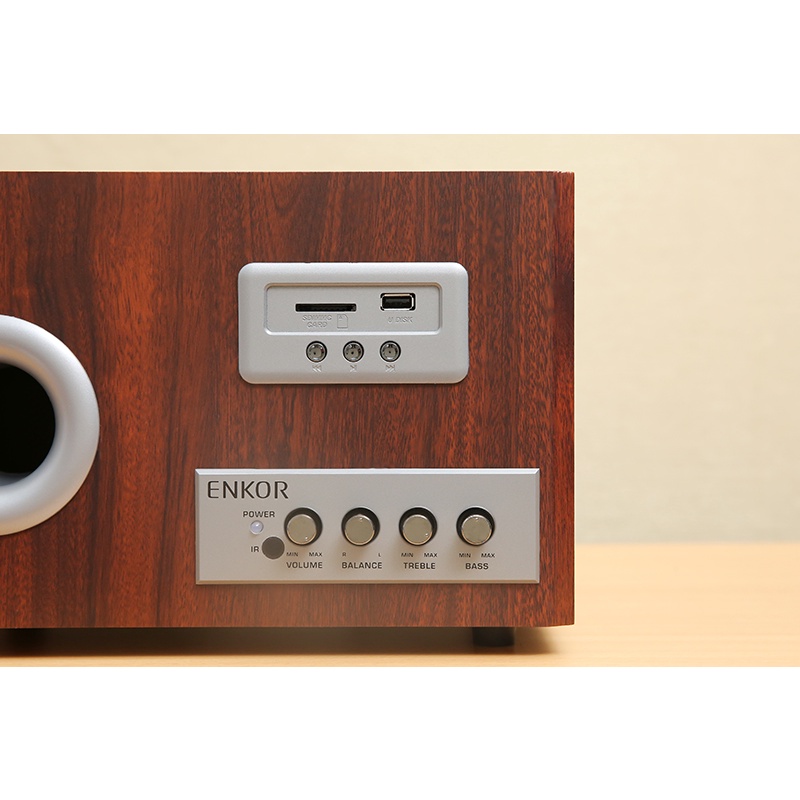 Loa vi tính Bluetooth Enkor S2850 Nâu