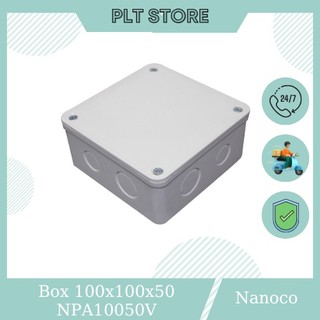 Hộp box điện , Hộp nối dây 100x100x50 Nanoco (Panasonic) NPA10050V