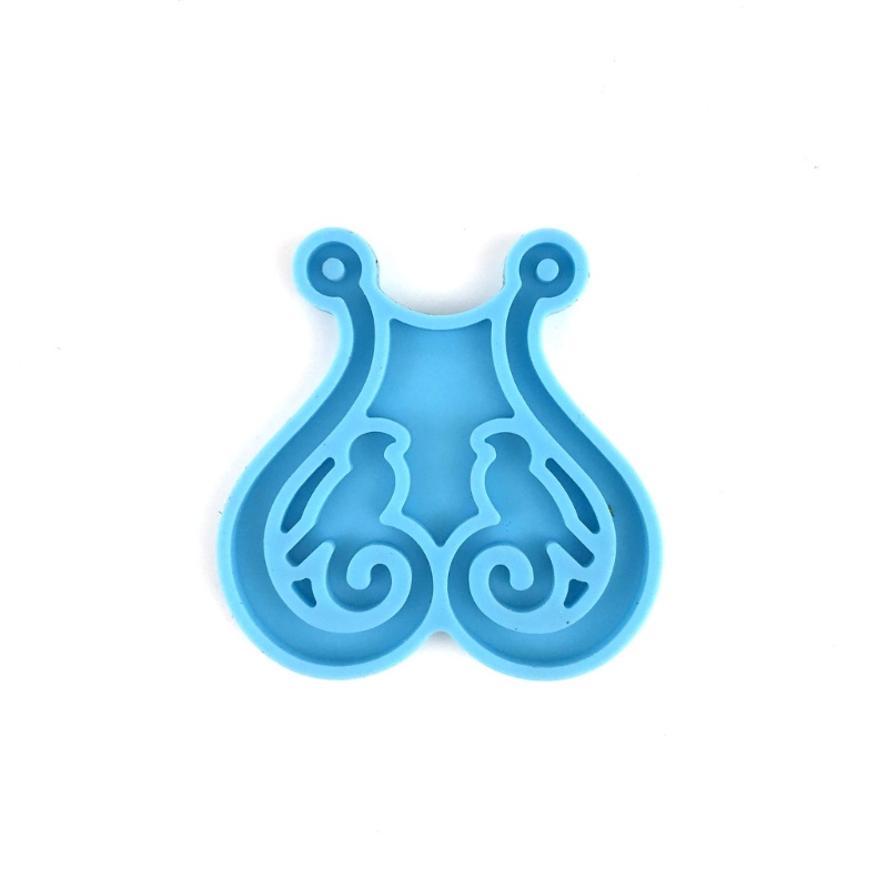 Khuôn Silicone Làm Móc Khóa Hình Chú Chim Dễ Thương DIY