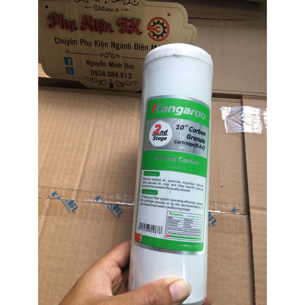Lõi lọc nước kangaroo bộ 123 chính hãng