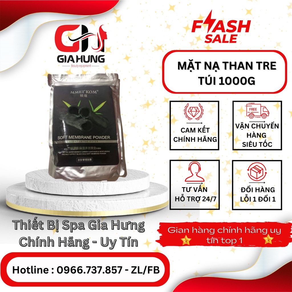 Mặt nạ collagen than tre