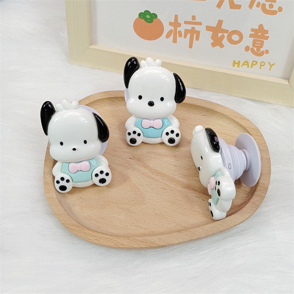Pacha Giá Đỡ Điện Thoại Bằng Nhựa Resin Hình Chú Chó Hoạt Hình Dễ Thương Để Bàn Phát Sóng Trực