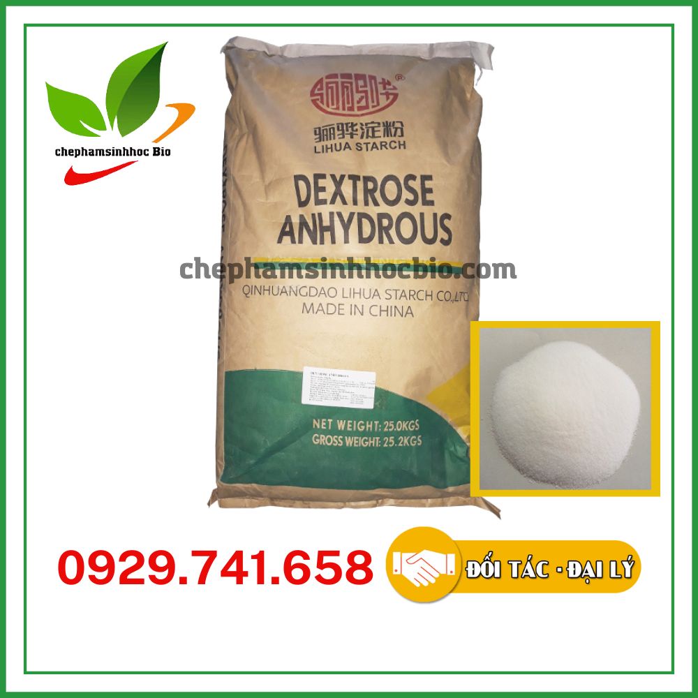 Đường Dextrose Anhydrous Bao 25kg.