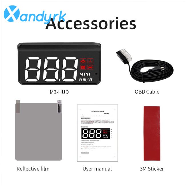 Màn Hình Hud 3.5 Inch M3 Obd Obd2 Hd Chất Lượng Cao