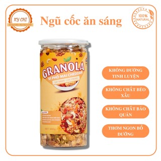 Granola siêu hạt, ngũ cốc calbee Ky Chi vị phô mai hũ 500gr