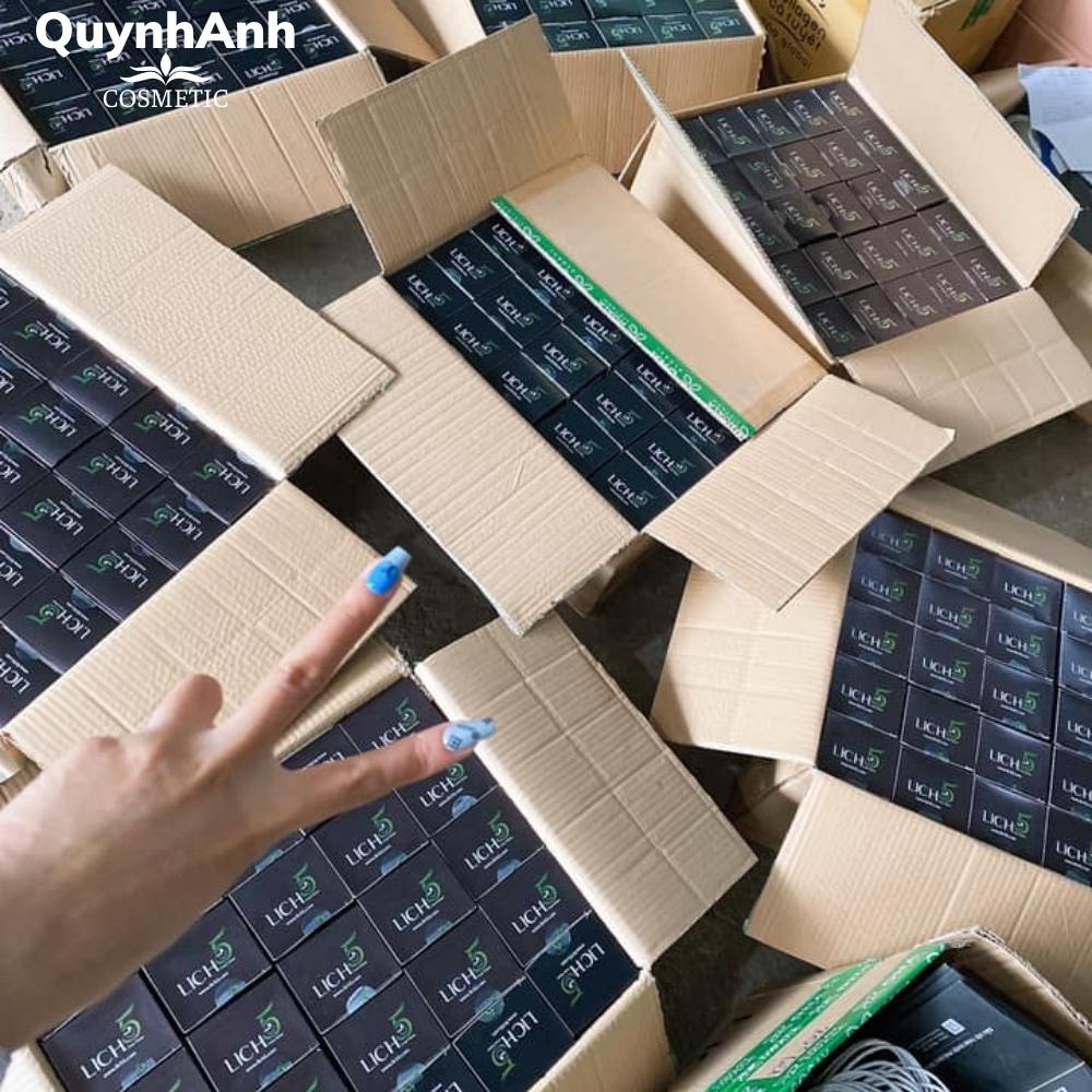 Gói Dầu Gội Nhuộm Tóc Thảo Dược Tự Nhiên Lich5 Nâu 30gr Cỏ Cây Hoa Lá Chính Hãng Phủ Bạc Đầu Thành  Đen Trong 5 Phút