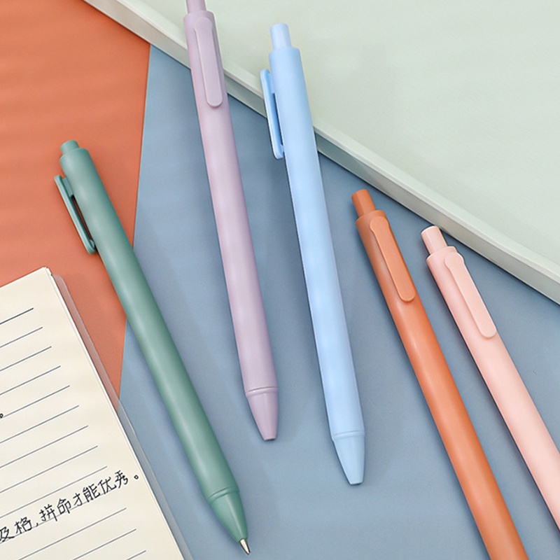 Bút Bi Mực Đen Macaron Ngòi 0.5mm