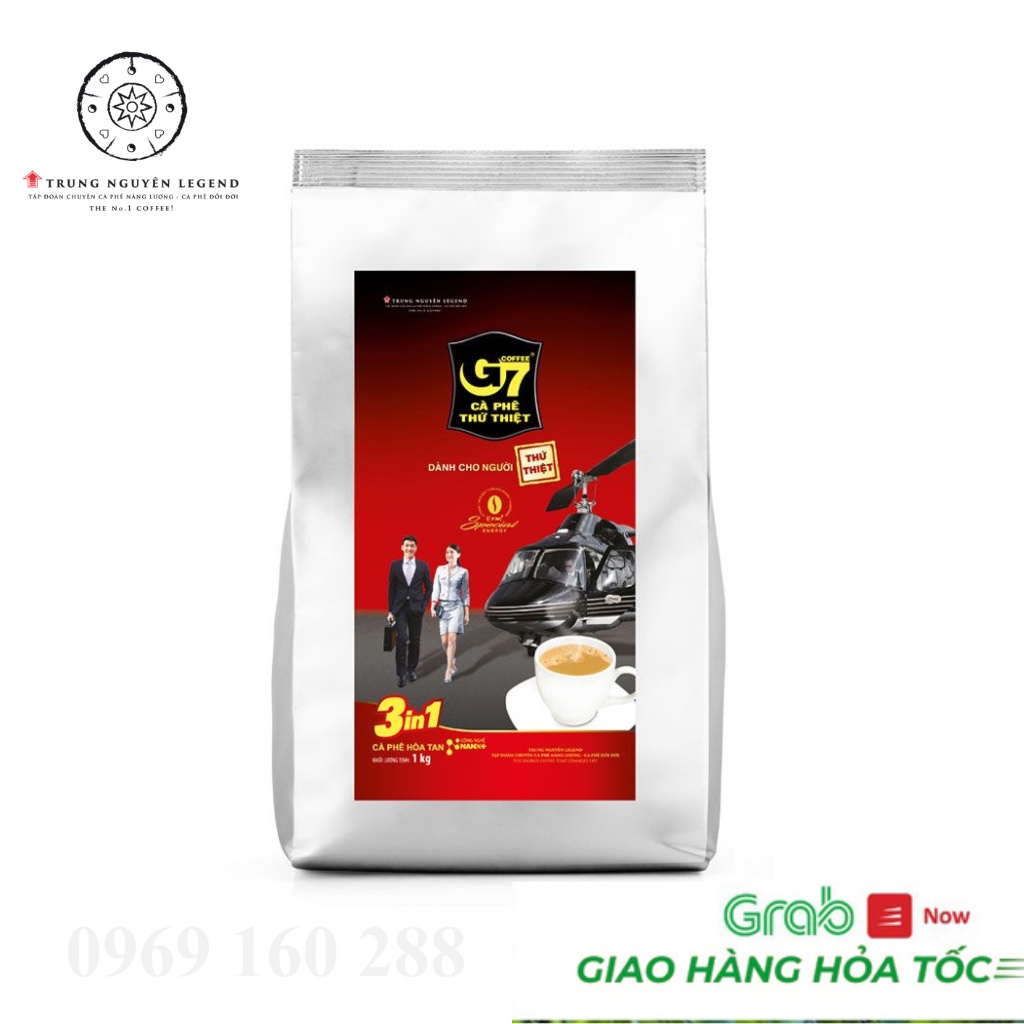 Cà phê sữa hòa tan G7 3in1 - Bịch 1 Kg Trung Nguyên