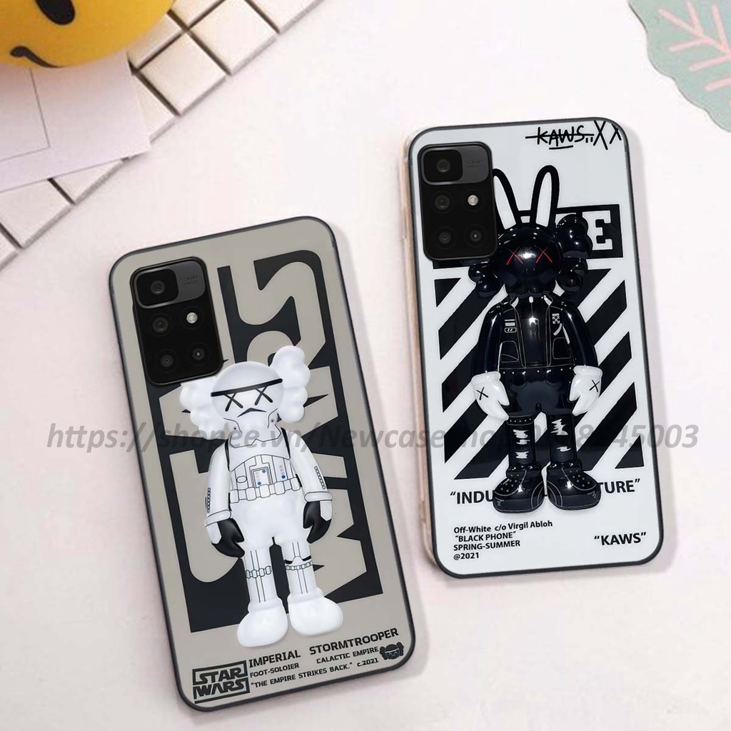 Ốp Xiaomi Redmi 10 in hình Bear Brick,K@ws,smile,...hot trend