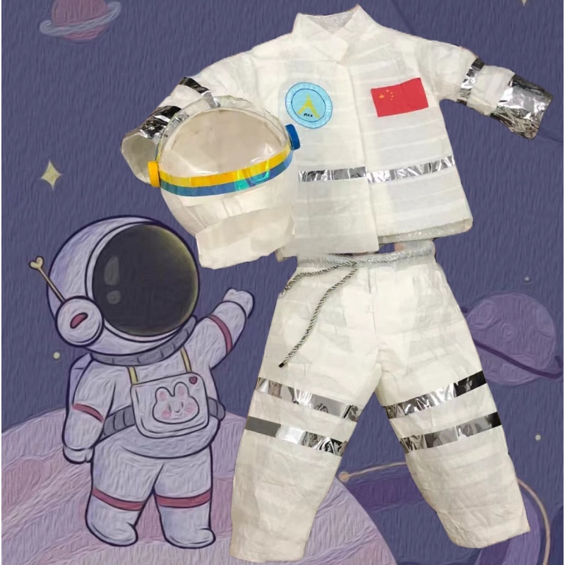 Bộ Đồ Hóa Trang Phi Hành Gia Thân Thiện Với Môi Trường DIY Thời Trang Cho Bé