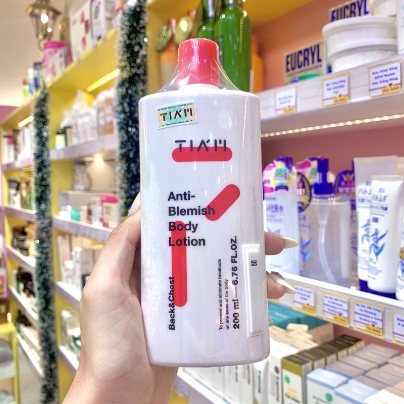 Sữa Dưỡng Thể Calamine, AHA, BHA Giảm Mụn, Dưỡng Trắng Tia'm Anti-Blemish Body Lotion 200ml