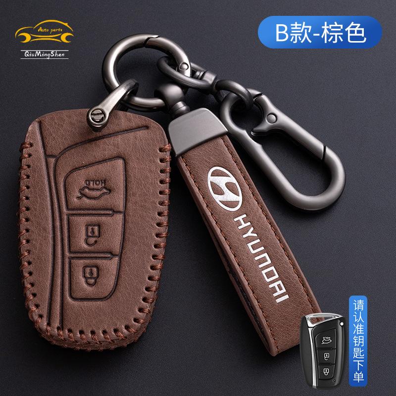 Bao Da Bảo Vệ Chìa Khóa Xe Hơi Hyundai Santafe elantra i10 sport tucson ix35 Ốp