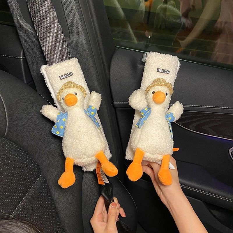 Vỏ Bọc Dây Đai An Toàn Xe Hơi Mềm Mại Hình Gấu Trúc Dễ Thương