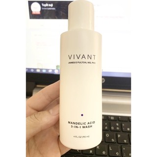 Sữa rửa mặt tẩy da chết vivant mandelic acid 3-in-1 washt 118,3ml
