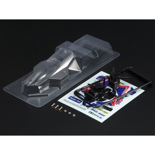 15502 phụ kiện mô hình xe đua lắp ráp mini 4wd thunder shot clear body set