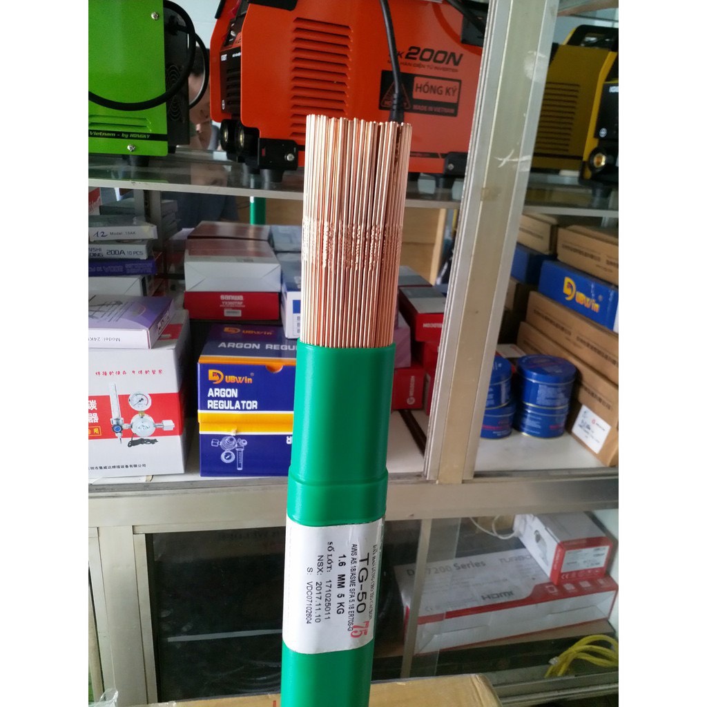 Que hàn tig sắt TG-50 Kuangtai