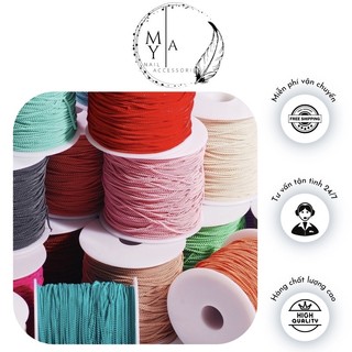 Dây xích đen trắng sợi nhỏ 1mm kích thước 1m