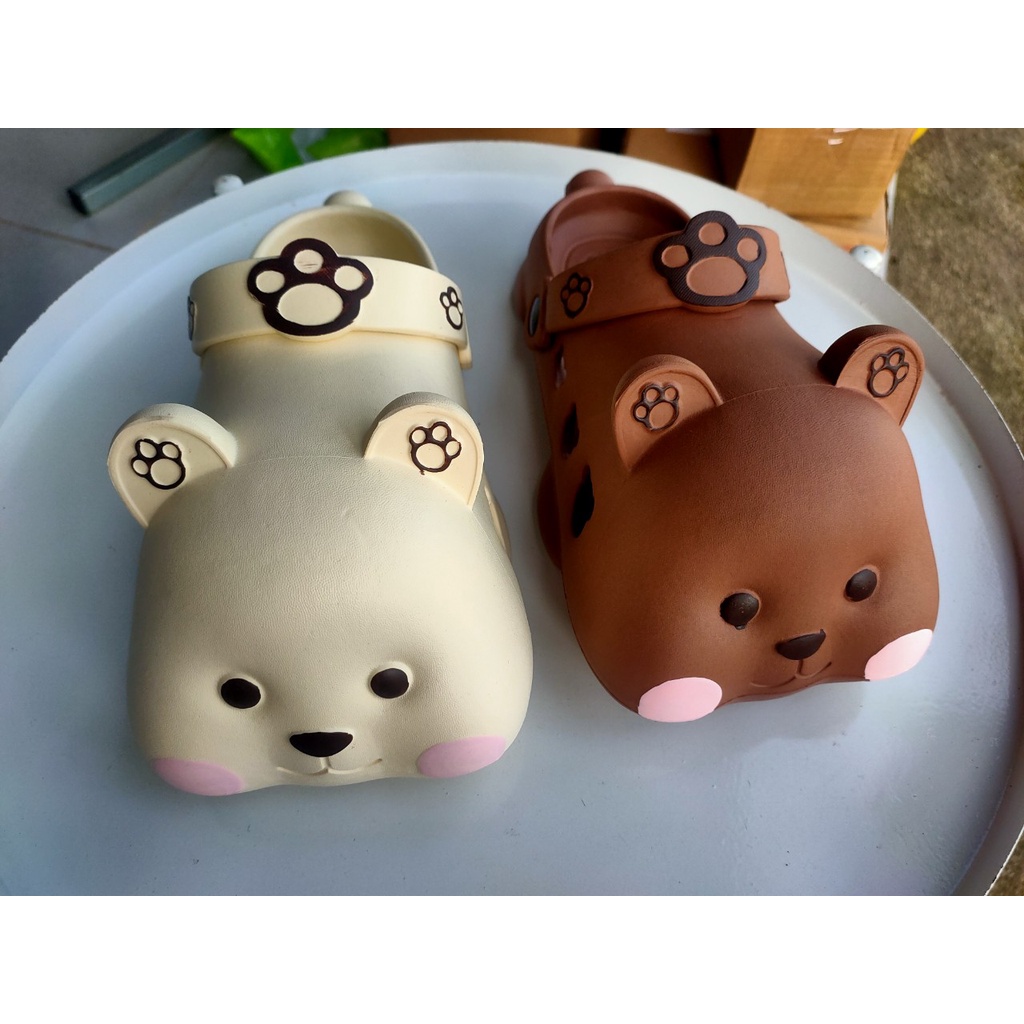 {LOẠI 1}Dép sục cross gấu má hồng dễ thương cute nam nữ (Ảnh thật 100%) Mã 02