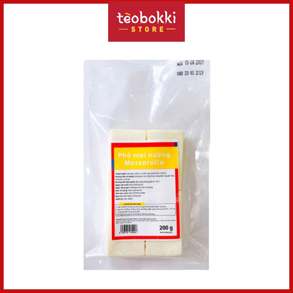 Phô mai nướng mozzarella 200g