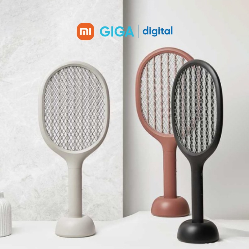Vợt muỗi Xiaomi, vợt bắt muỗi thông minh Xiaomi Solove P1 cao cấp, an toàn - Đèn Thu Hút Muỗi, Pin 30 ngày, sạc Type-C