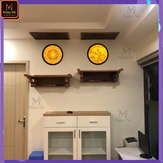 Sx - đèn thờ phật hào quang đường kính 30cm, mâu ni tôn tượng, tượng thờ cúng