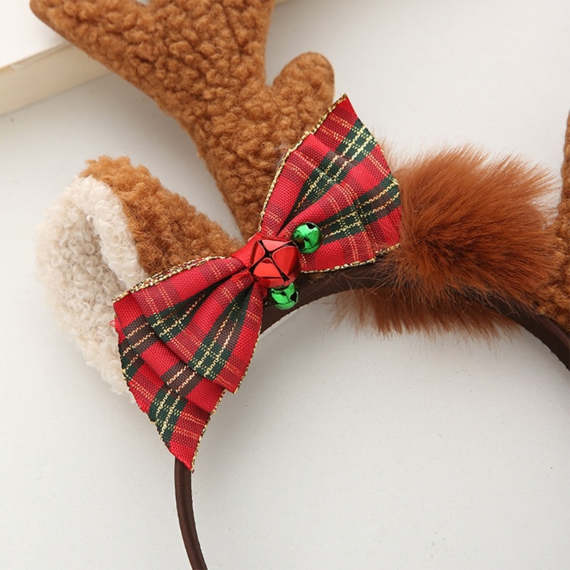 Flgo Băng Đô Cài Tóc Hình Sừng Hươu Dễ Thương Trang Điểm Sinh Nhật Cho Nữ