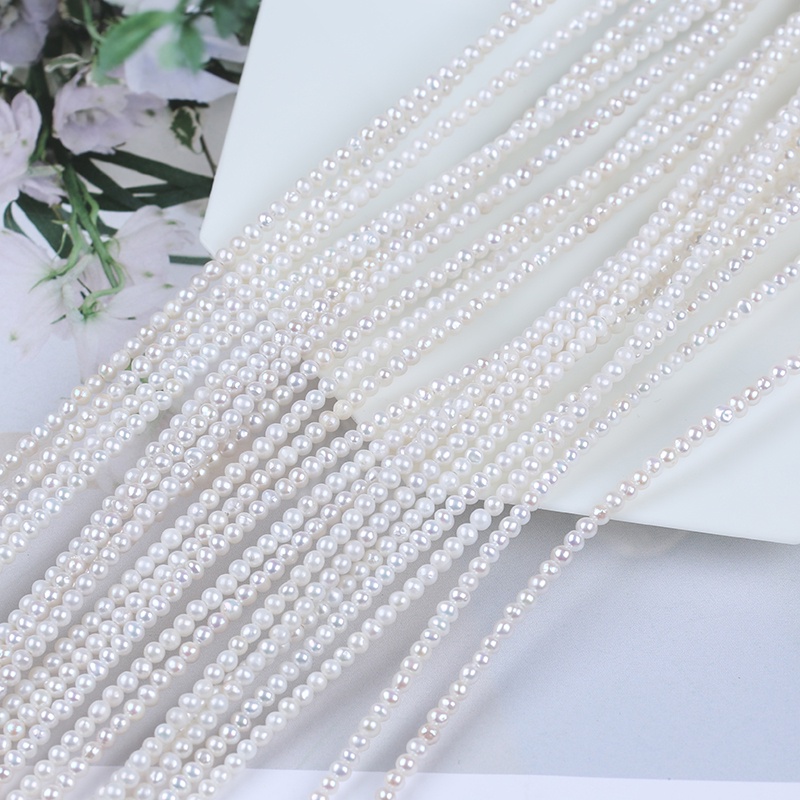 Hạt Ngọc Trai Tự Nhiên 2.5-3mm Dùng Làm Vòng Tay / Vòng cổ