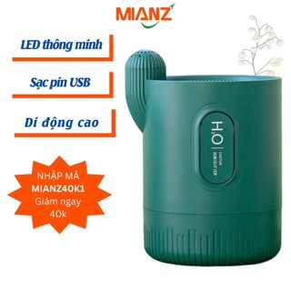 Máy xông tinh dầu khuếch tán hương thơm PIN SẠC – Máy phun sương tạo ẩm - Bảo hành 3 tháng - Mianz Store