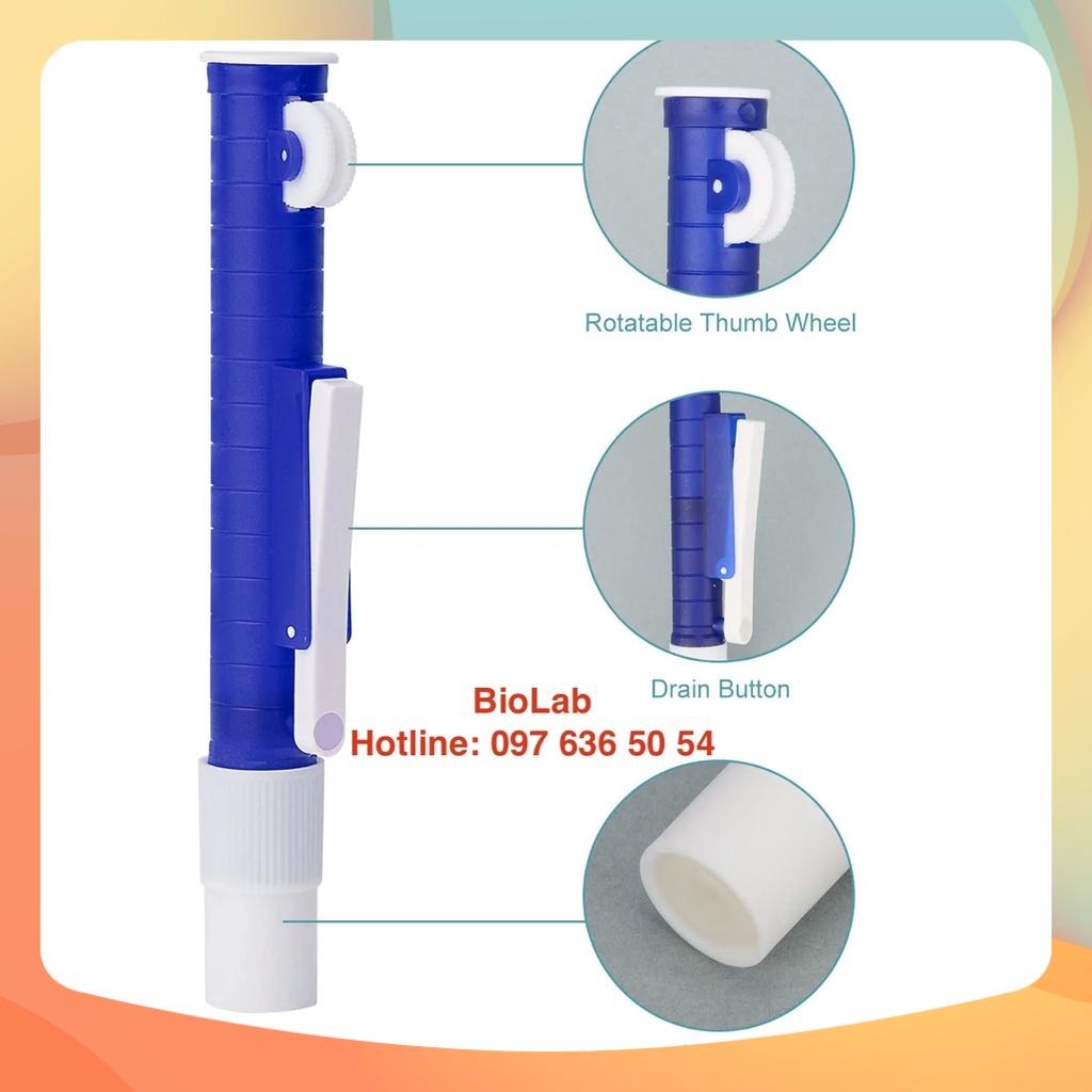 Bơm Trợ pipet 2ml, 10ml, 25ml-Pipette pump, hãng Fcombio Biolab shop