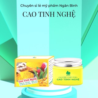 (Tặng cọ) Cao Tinh Nghệ NGÂN BÌNH Mặt nạ ngủ Cao Tinh Nghệ,Trắng hồng da, mờ thâm,nám, tàn nhang,se lỗ chân lông, rị mụn