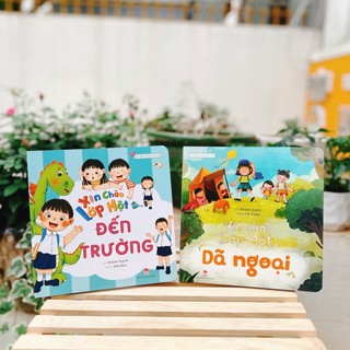 Bộ sách - bộ sách xin chào lớp một: dã ngoại, đến trường