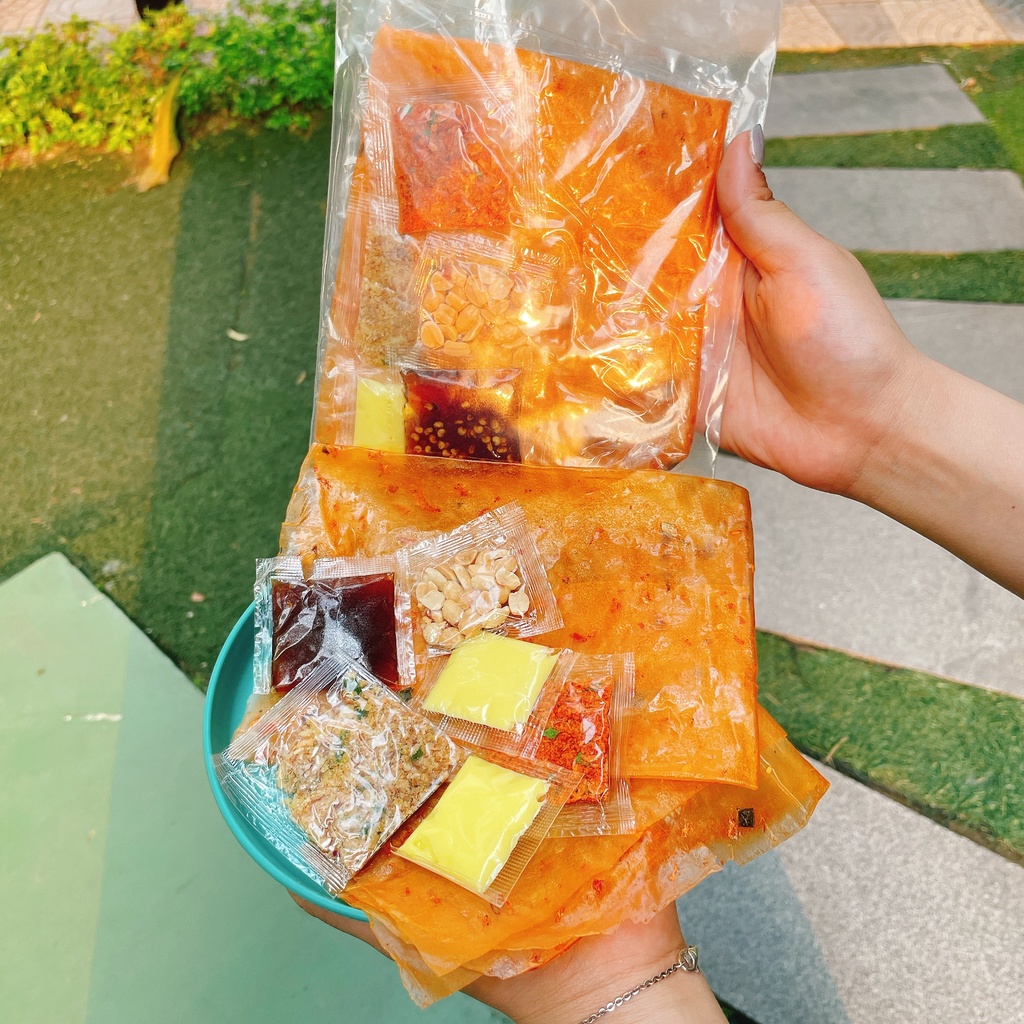 Bánh Tráng Chấm Bơ Ngũ Vị UNIN Bánh Tráng Phơi Sương Thơm Ngon Đậm Vị UNINFOOD