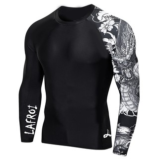 Áo Bơi Thể Thao LAFROI Tay Dài Nén Khí Chống Nắng UV-CLYYB2 Cho Nam