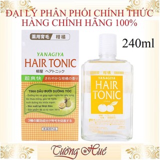 Tinh Dầu Dưỡng Mọc Tóc Hương Bưởi YANAGIYA Hair Tonic - 240ml - Cam.