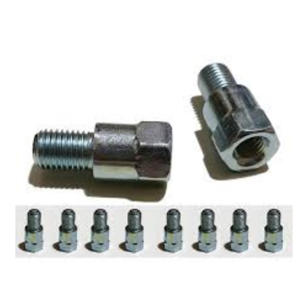 Ốc nối chuyển ren chân gương xe máy( 1 đôi)