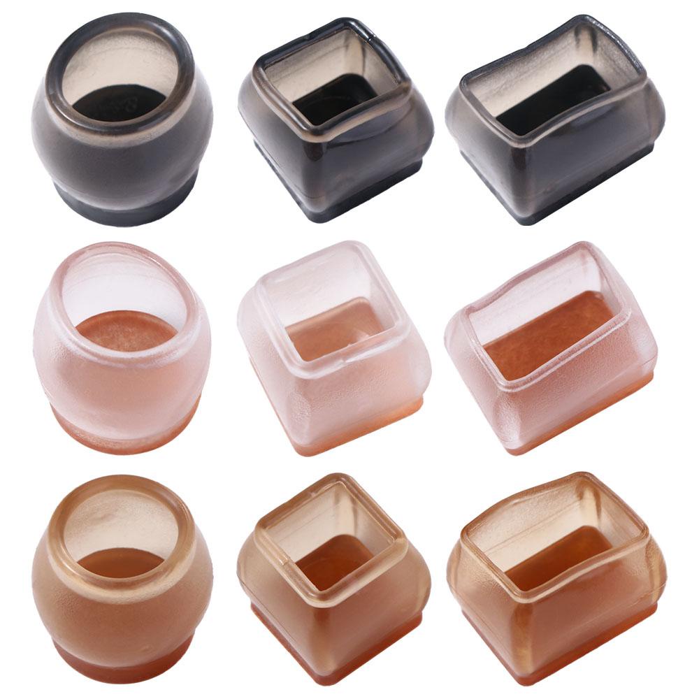 Vỏ Bọc Chân Bàn Ghế Bằng TPR Dày Dặn Trong Suốt Chống Trượt Giảm Tiếng Ồn Tiện Dụng