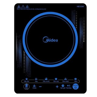 Bếp điện từ Cảm ứng Midea MI-T2117DC(C) 2100W - Tặng kèm nồi lẩu