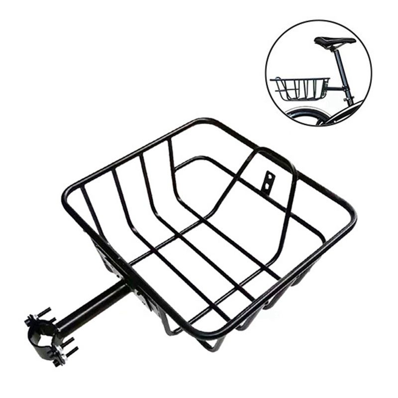 Giỏ Xe Đạp Có Dây Nâng Bằng Sắt Dày Dặn Tiện Dụng