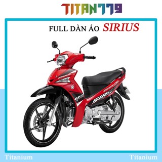 Full bộ 22 ốc dàn áo Titan Gr5 cho xe Sirius