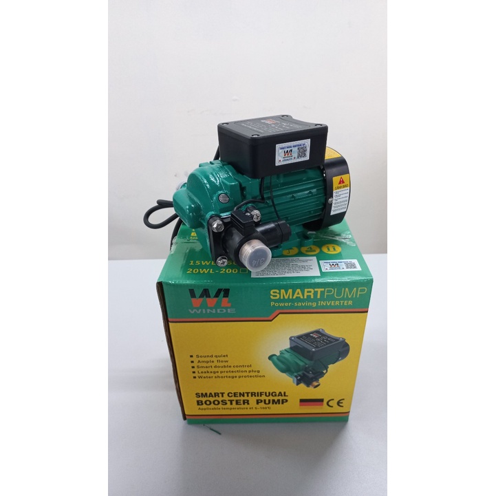 Máy bơm tăng áp điện tử Winde 15WL-150 chịu được nước nóng