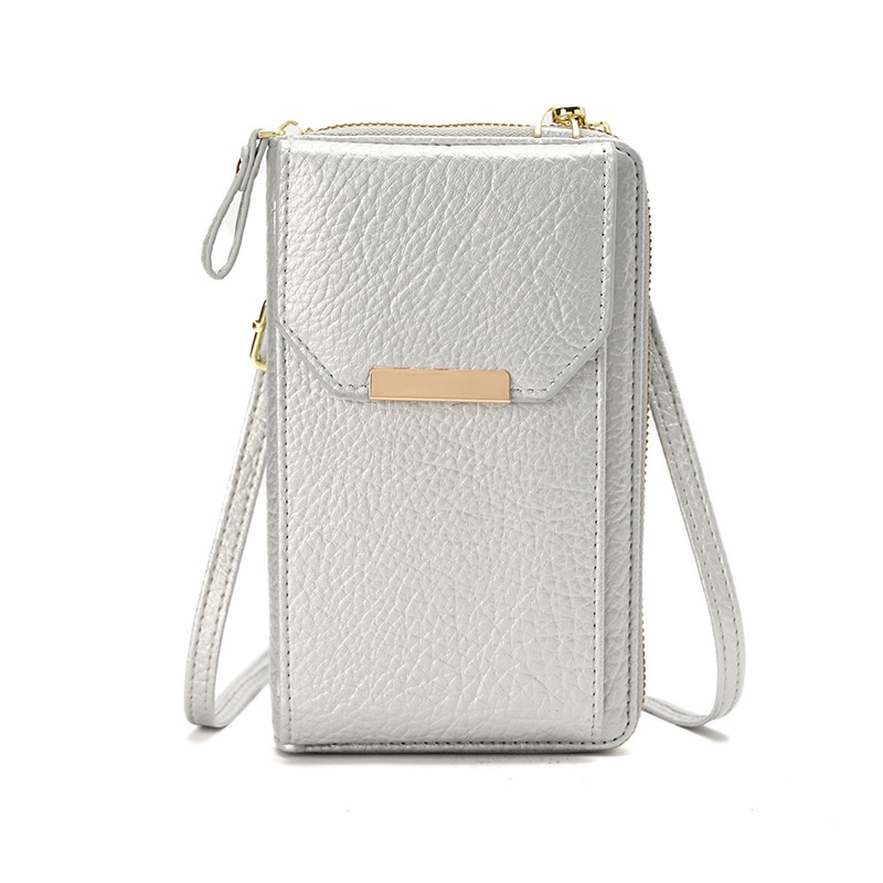 Túi Đeo Chéo mini Đựng Điện Thoại Phối Màu Tương Phản Thời Trang Cho Nữ