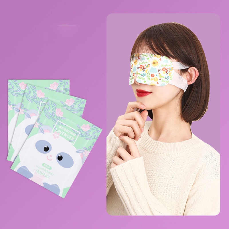 Mặt Nạ Che Ngủ Chườm Nóng Bảo Vệ Mắt Lúc Ngủ Dùng 1 Lần - Boomart