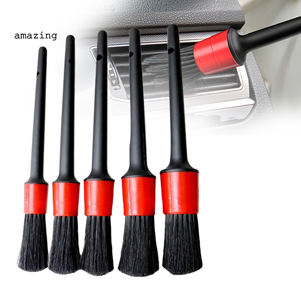 Set 5 Cọ Vệ Sinh Xe Hơi Mềm Mại Đa Năng