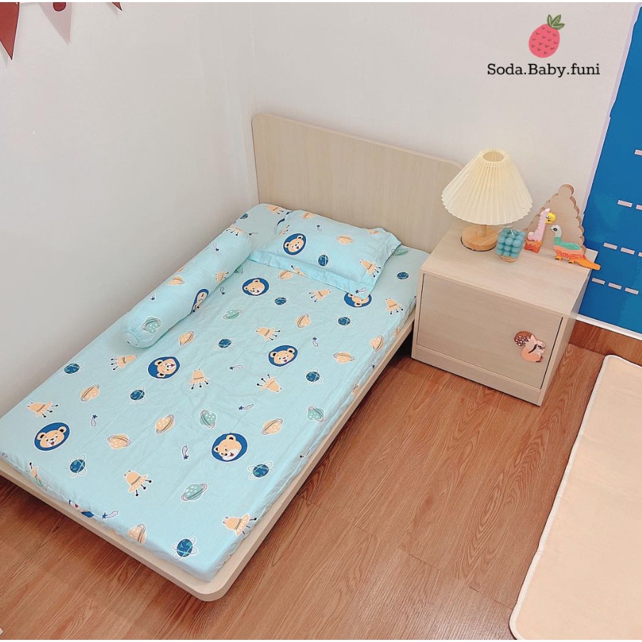 Giường trẻ em dạng thấp, giường ngủ cho bé bằng gỗ