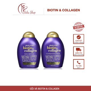 OGX CẶP GỘI VÀ XẢ BIOTIN & COLLAGEN 375ml