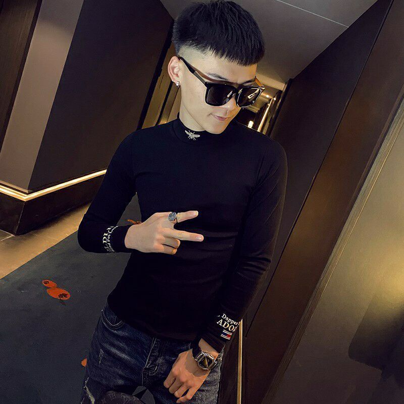 Áo Sweater Dệt Kim Tay Dài Cổ Tròn Thời Trang Thu Đông Cho Nam Giới