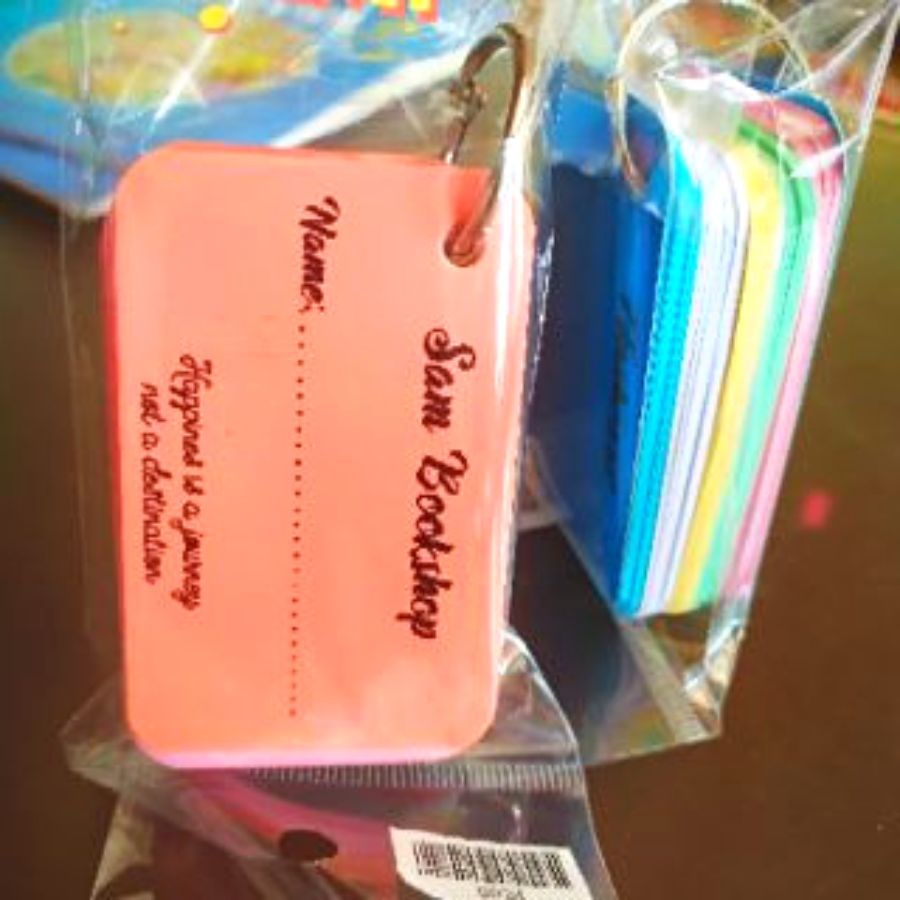 Thẻ Flashcard trắng Tuanviet books 100 tờ 350gms 5x8 cm kèm khoen
