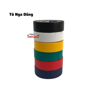 [1 cuộn] Băng dính, băng keo điện PVC Nano TND Tô Nga Dũng tải nhiệt tốt cho ngành điện, khổ rộng 1.8cm, dài 8m (10Yard)