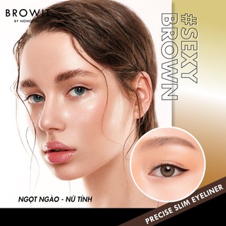 Bút kẻ mắt Browit Precise Slim Eyeliner So Black 0.6ml