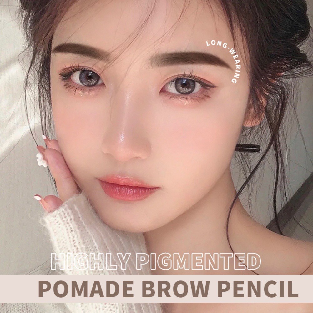 [Hàng mới] Kẻ lông mày gel Kimuse 2 trong 1 bền màu chống thấm nước lâu trôi phẩy sợi đường chân mày rõ ràng